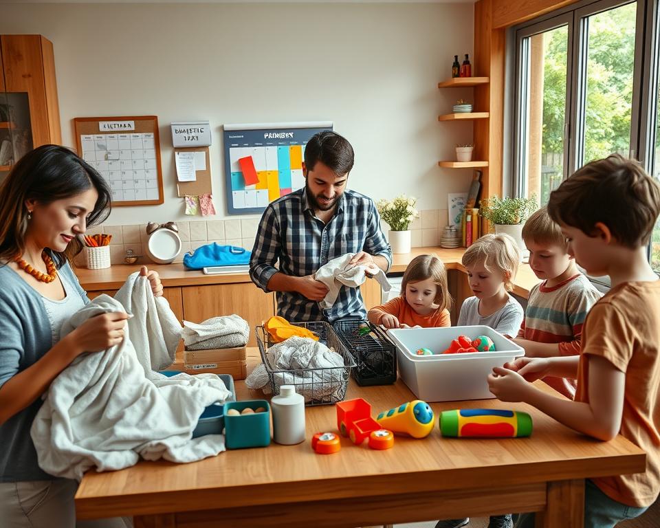 Aufgabenverteilung in der Familie