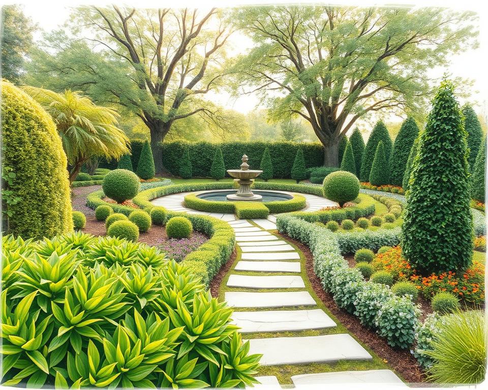 Gartenplanung Skizze