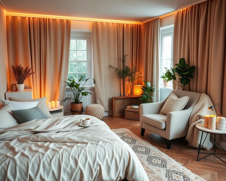 Schlafzimmer Deko Wohlbefinden