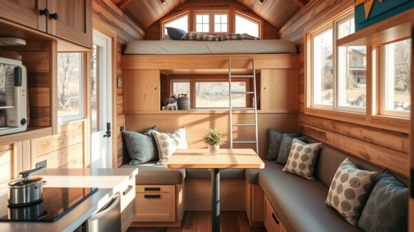 Tiny House einrichten – platzsparende Lösungen