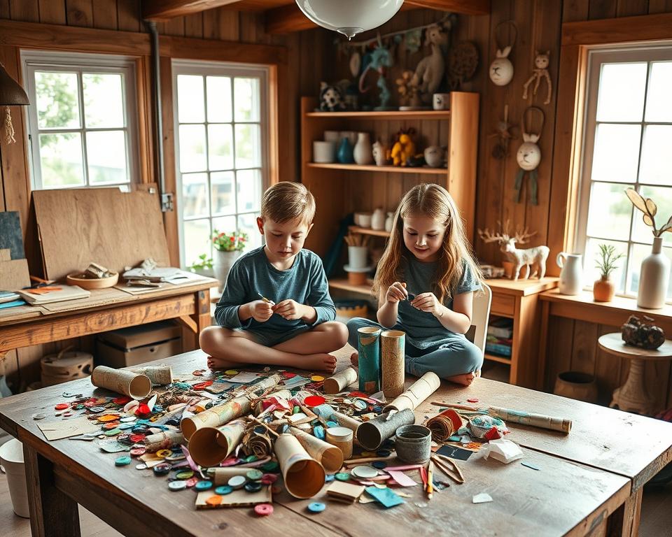 Upcycling mit Kindern
