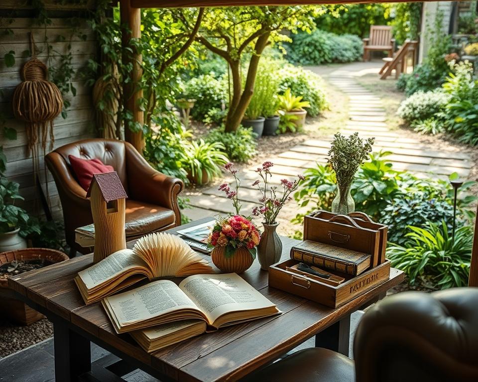 gartendeko selber upcycling ideen garten