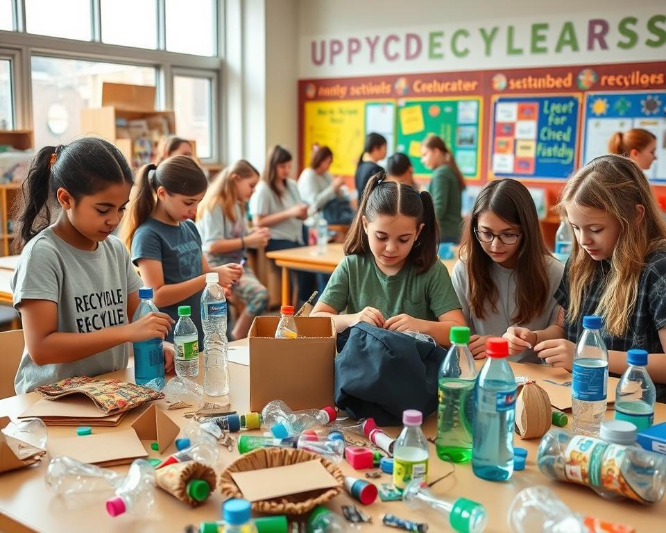 kreative recycling projekte schule