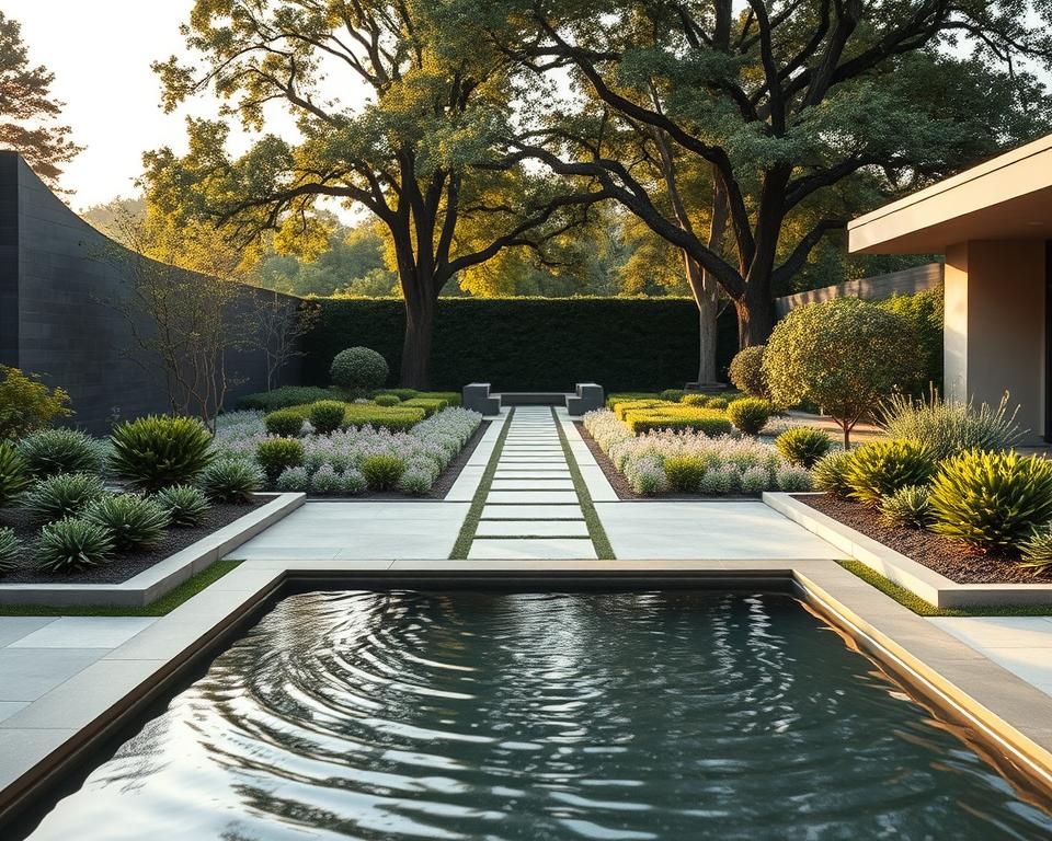 moderne Gartengestaltung
