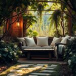 sitzecke garten gestalten