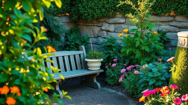 tote ecke im garten gestalten