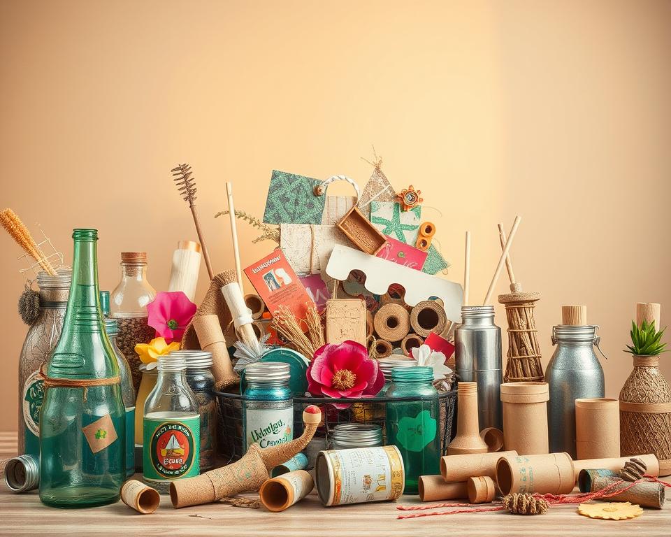 upcycling ideen basteln mit müll