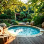 whirlpool ecke im garten gestalten