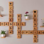 Kreative Wohnideen mit Holzbuchstaben als Wanddeko
