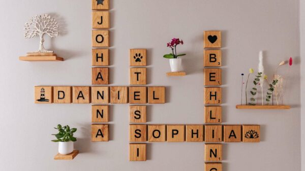 Kreative Wohnideen mit Holzbuchstaben als Wanddeko